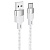 Кабель USB HOCO X99 Crystal junction USB - Type-C, 3A, 1 м, серый