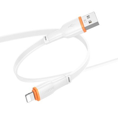 Кабель USB BOROFONE BX118 Esplendido USB - Lightning, 2.4А, 1 м, белый