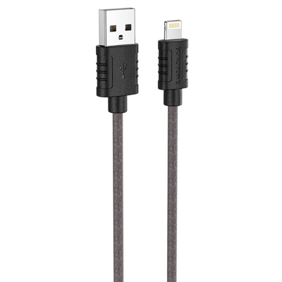 Кабель USB BOROFONE BX52 Airy USB - Lightning, 2.4А, 1 м, черный