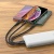 Кабель USB HOCO X47 Harbor 3 в 1 USB - Type-C + Lightning + MicroUSB, 2.4А, 25 см, черный