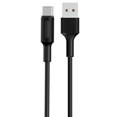 Кабель USB BOROFONE BX1 EzSync USB - Type-C, 3A, 1 м, черный