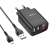 Сетевое зарядное устройство HOCO C86A Illustrious 2xUSB с Кабелем USB - Micro, 2.4A, 10.8W, черный