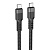 Кабель USB-C HOCO U110 Type-C - Type-C, 3A, 60W, 1.2 м, черный