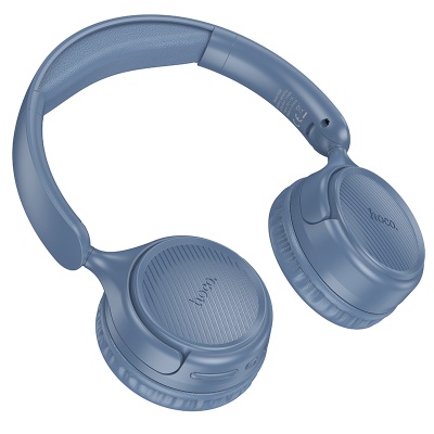 Беспроводные наушники накладные HOCO W66 Wave, Bluetooth, синий