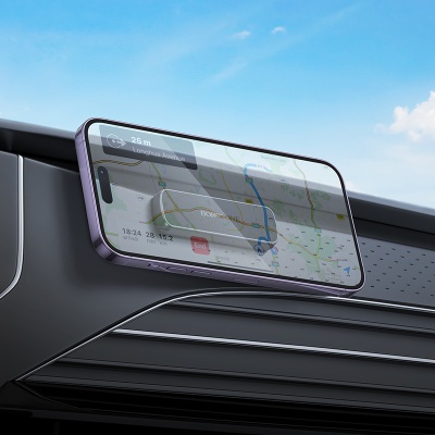 Автомобильный держатель BOROFONE BH121 Eternal, магнитный, на приборную панель, черный+серый