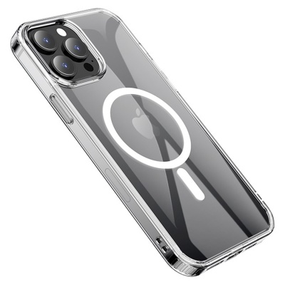 Чехол HOCO TPU Magnetic series для iPhone 14 Pro Max 6.7", прозрачный