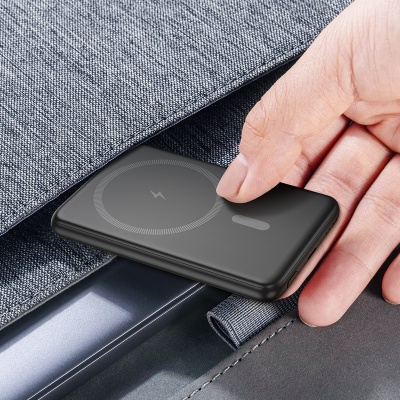 Портативный аккумулятор HOCO J140A Tony, с беспроводной зарядкой, 20W, 5000 мА⋅ч, черный