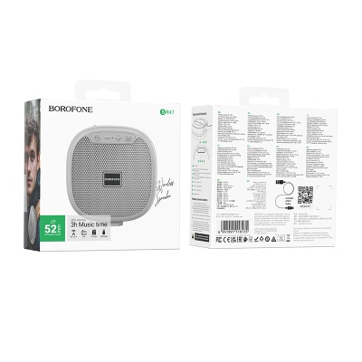 Портативная колонка BOROFONE BR47 Star, Bluetooth 5.4, серый
