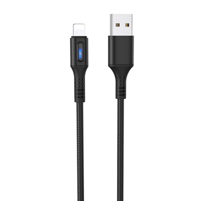 Кабель USB HOCO U79 Admirable USB - Lightning, 2.4А, 1.2 м, черный