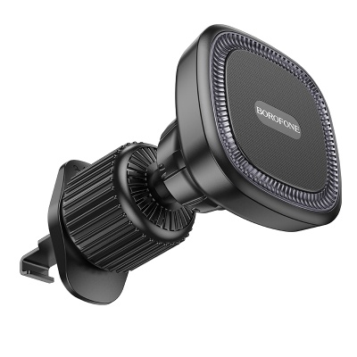 Автомобильный держатель BOROFONE BH96 NT Ice, магнитный, на воздуховод, черный+серый
