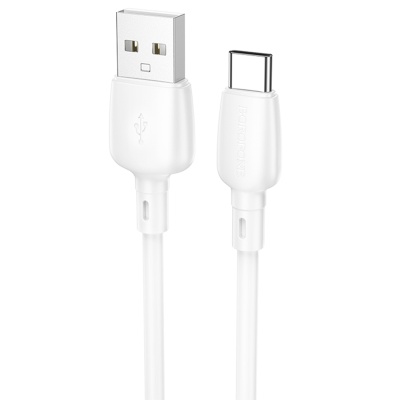 Кабель USB BOROFONE BX93 Super power USB - Type-C, 3A, 27W, 1 м, белый