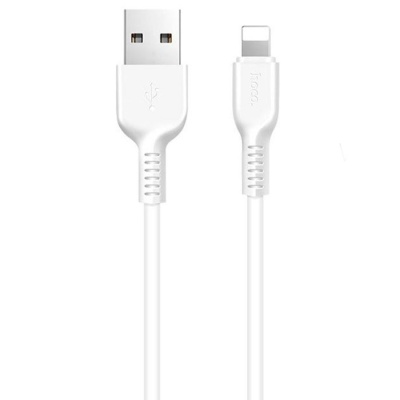 Кабель USB HOCO X20 Flash USB - Lightning, 2.4А, 1 м, белый