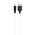 Кабель USB HOCO X21 Plus Silicone USB - Type-C, 3A, 1 м, белый+черный