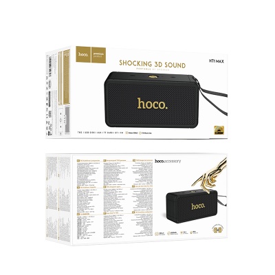 Портативная колонка HOCO HT1 Max Marquis, Bluetooth 5.4, черный