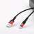 Кабель USB HOCO X26 Xpress USB - Type-C, 2А, 1 м, черный+красный