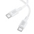 Кабель USB-C BOROFONE BX111 Feliz Type-C - Type-C, 3A, 60W, 1 м, белый