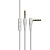 Аудиокабель HOCO UPA15 AUX с микрофоном Jack 3.5 (m) - Jack 3,5 (m), 1 м, серый