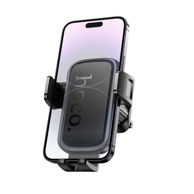 Автомобильный держатель HOCO H78 Vista, зажимной, на воздуховод, черный+серый металлик