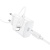 Сетевое зарядное устройство HOCO C76A Pro Majestic 1xUSB-C с Кабелем Type-C - Lightning, 30W, белый