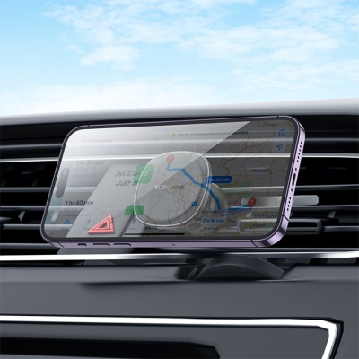 Автомобильный держатель BOROFONE BH102 Cloud, магнитный, на воздуховод, черный