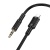 Аудиокабель BOROFONE BL25A Nice AUX Jack 3,5 (m) - Lightning (m), 1 м, черный