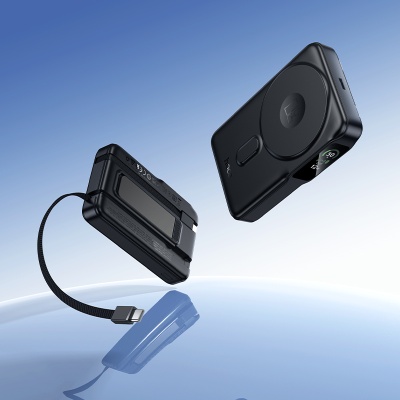 Портативный аккумулятор HOCO Q48 Core, с беспроводной зарядкой, 20W, 10000 мА⋅ч, черный