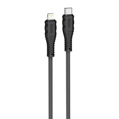 Кабель USB-C HOCO X67 Nano Type-C - Lightning, 20W, 1 м, черный