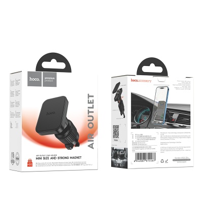 Автомобильный держатель HOCO H32 Cheetah, магнитный, на воздуховод, черный