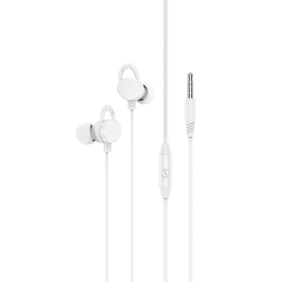 Проводные наушники HOCO M103 Rhyme, Jack 3.5mm, 1.2 м, белый
