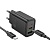 Сетевое зарядное устройство HOCO N61 Gentle 1xUSB + 1xUSB-C с Кабелем Type-C - Type-C, 3A, 20W, черный