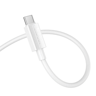 Кабель USB HOCO X107 Favor USB - Type-C, 3A, 1 м, белый