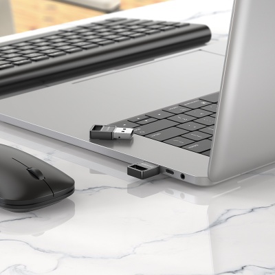 Переходник/Адаптер BOROFONE DH8 USB (m) - Bluetooth 4.0, черный