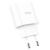 Сетевое зарядное устройство HOCO C95A Lineal 1xUSB + 1xUSB-C, 3A, 20W, белый