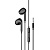 Проводные наушники BOROFONE BM30 Max Acoustic, Jack 3.5mm, 1.2 м, черный