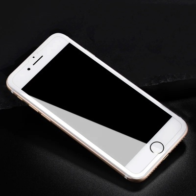 Защитное стекло HOCO A12 для iPhone 7+/8+, прозрачный+белая рамка