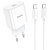 Сетевое зарядное устройство HOCO C76A Pro Majestic 1xUSB-C с Кабелем Type-C - Type-C, 30W, белый