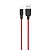 Кабель USB HOCO X21 Plus Silicone USB - Lightning, 2.4А, 1 м, красный+черный