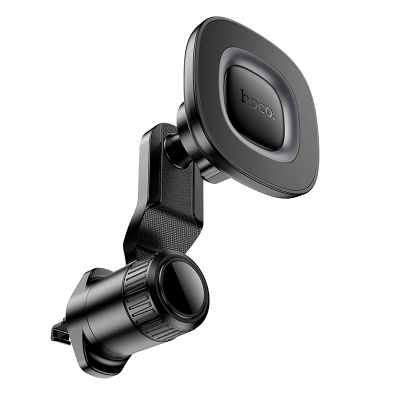 Автомобильный держатель HOCO H74 Crown, магнитный, на воздуховод, черный+серый металлик