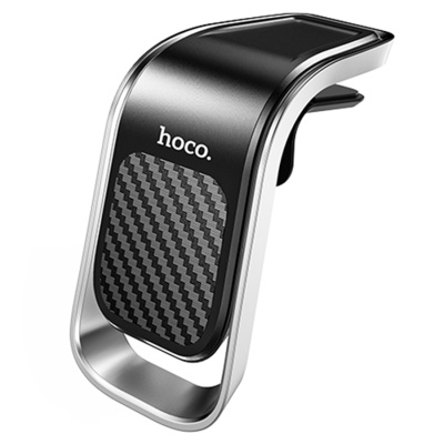 Автомобильный держатель HOCO CA74 Universe, магнитный, на воздуховод, черный+серебрянный