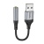 Переходник/Адаптер HOCO LS36 Fresh USB (m) - Jack 3,5 (f), 12 см, черный
