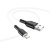 Кабель USB BOROFONE BX63 Charming USB - Lightning, 2.4А, 1 м, черный+белый