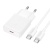 Сетевое зарядное устройство HOCO N74 Speed 1xUSB-C с Кабелем Type-C - Type-C, 25W, белый