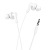 Проводные наушники HOCO M114 Jia, Jack 3.5mm, 1.2 м, белый