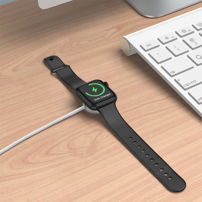Зарядное устройство BOROFONE BQ13C для Apple Watch с Кабелем Type-C, 1A, 5W/7.5W/10W, белый