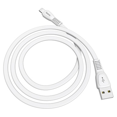 Кабель USB HOCO X40 Noah USB - Lightning, 2.4А, 1 м, белый