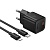 Сетевое зарядное устройство HOCO N64 Ingenious 1xUSB-C с Кабелем Type-C - Lightning, 20W, черный