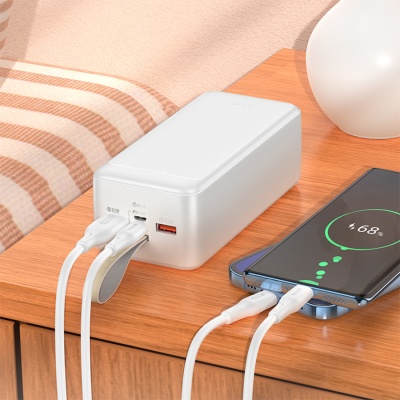 Портативный аккумулятор HOCO J111C Smart charge, 30W, 40000 мА⋅ч, белый