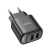 Сетевое зарядное устройство HOCO C141A Smart 2xUSB, 2.1A, черный