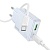 Сетевое зарядное устройство HOCO C142A Direct 1xUSB + 1xUSB-C с Кабелем Type-C - Type-C, 3A, 20W, синий