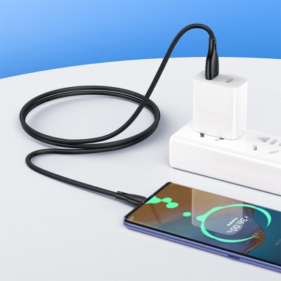 Кабель USB HOCO X61 Ultimate USB - Type-C, 3A, 1 м, черный